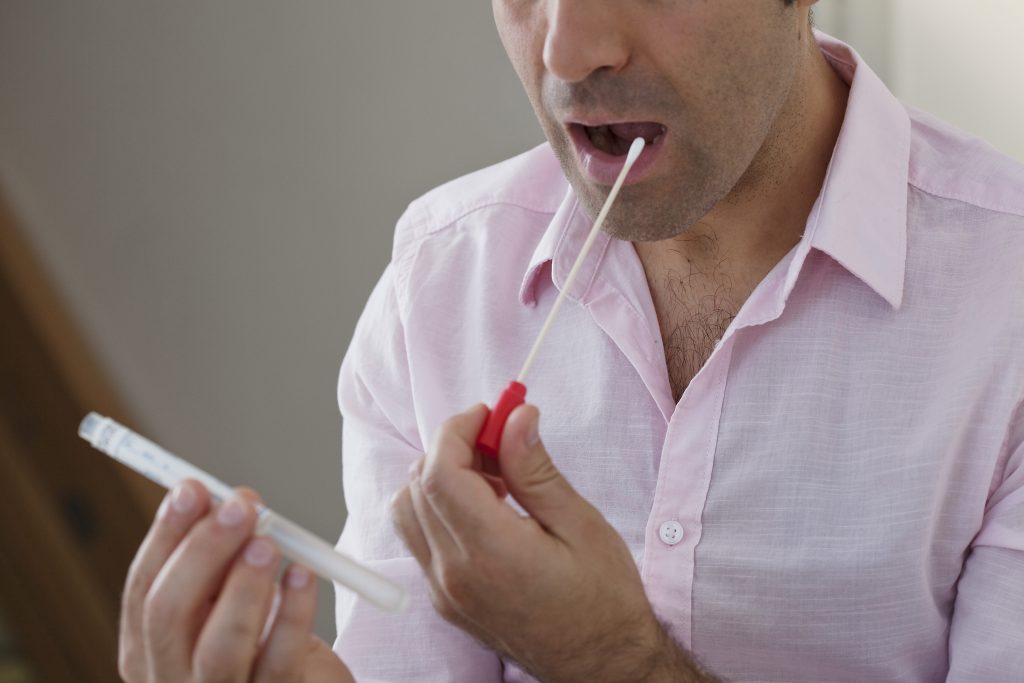DNA test saliva sample